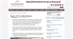 Desktop Screenshot of gatestoneinstitute.org